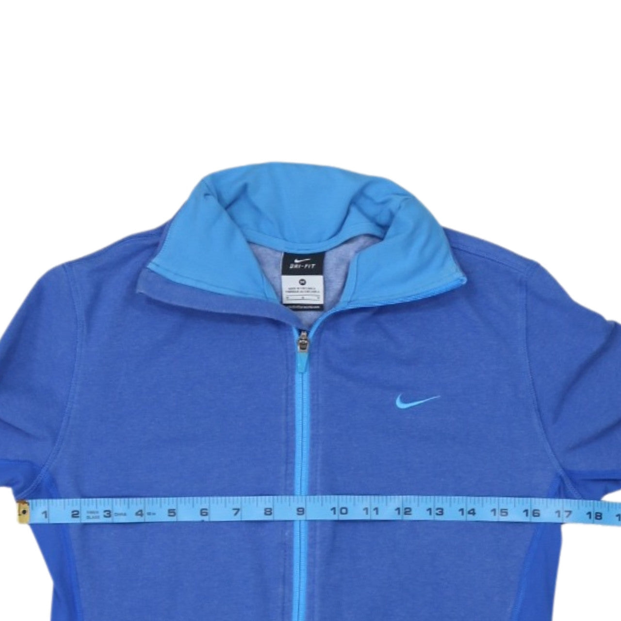 Nike Men's Blue Dri-FIT Full Zip Sweatshirt Jacket Size M