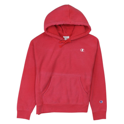 Champion Women’s Red Reverse Weave Pullover Hoodie Size L