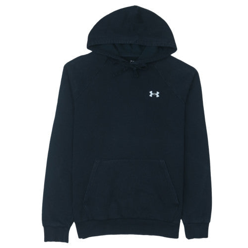 Under Armour Men's Black Pullover Hoodie Size M Fleece Relaxed Fit