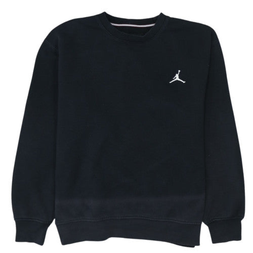 Jordan Men's Black Crew Neck Sweatshirt M Pullover Fleece