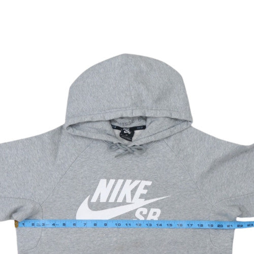 Nike SB Men's Grey Pullover Hoodie Medium Regular Fit Sports Fleece