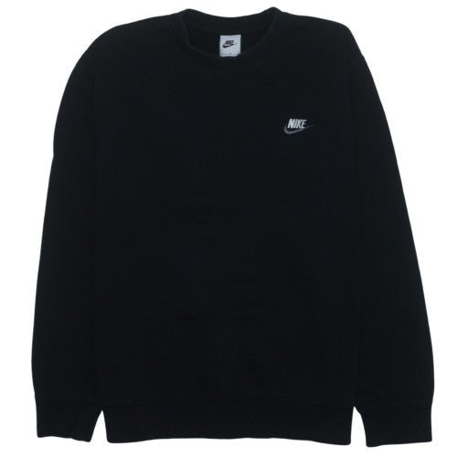 Nike Men's Black Regular Fit Crew Neck Pullover Sweatshirt M