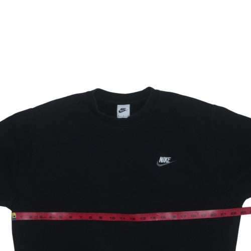Nike Men's Black Regular Fit Crew Neck Pullover Sweatshirt M