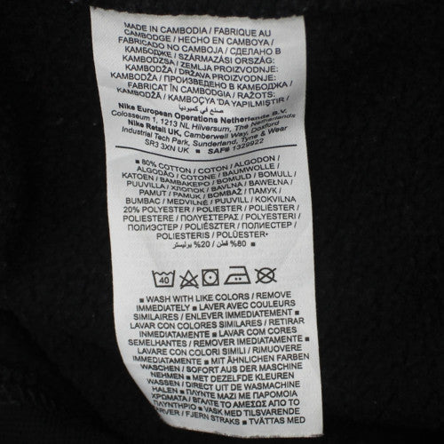 Nike Men's Black Regular Fit Crew Neck Pullover Sweatshirt M