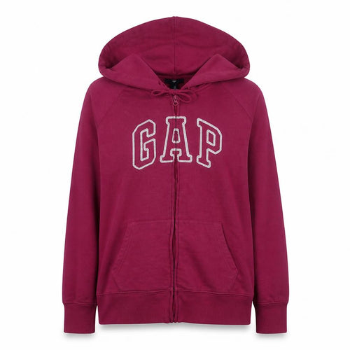 Gap Women’s Pink Full Zip Hoodie XL Cotton Blend Casual