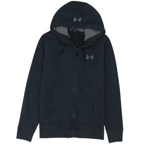 Under Armour Men's Black Full Zip Athletic Hoodie Size L