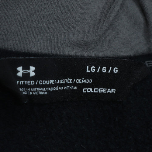 Under Armour Men's Black Full Zip Athletic Hoodie Size L