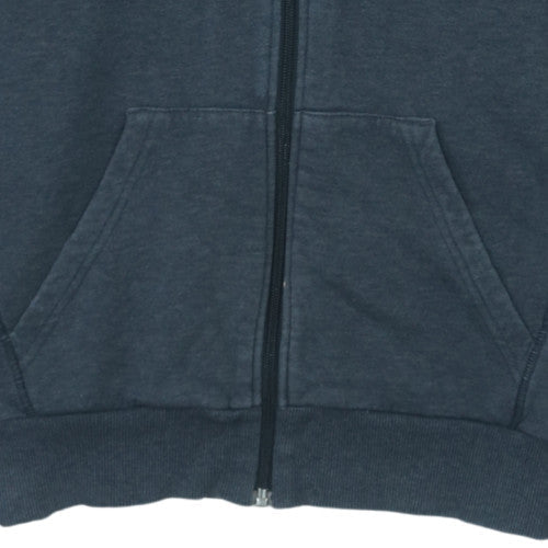 Adidas Men's Grey Full Zip Hoodie Size S Sportswear