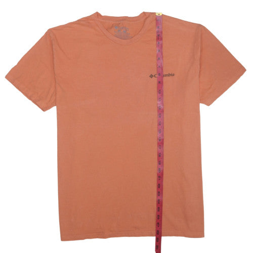 Columbia Men's Orange XL Graphic Outdoor Cotton T-Shirt