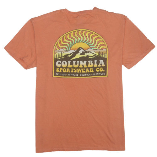 Columbia Men's Orange XL Graphic Outdoor Cotton T-Shirt