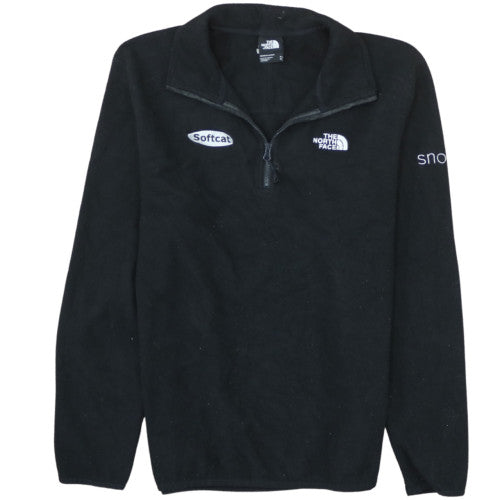 The North Face Men's Black Fleece 1/4 Zip Pullover Sweatshirt M
