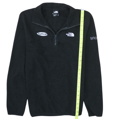 The North Face Men's Black Fleece 1/4 Zip Pullover Sweatshirt M