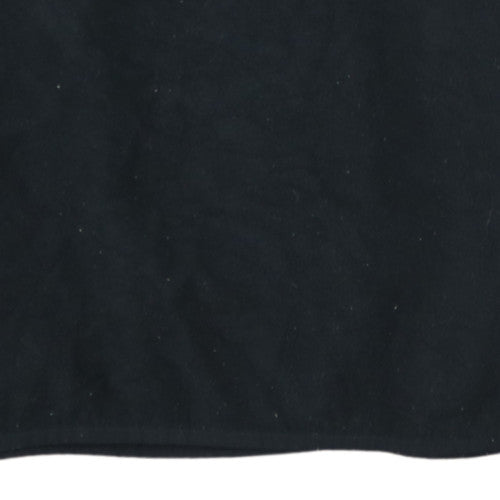 The North Face Men's Black Fleece 1/4 Zip Pullover Sweatshirt M