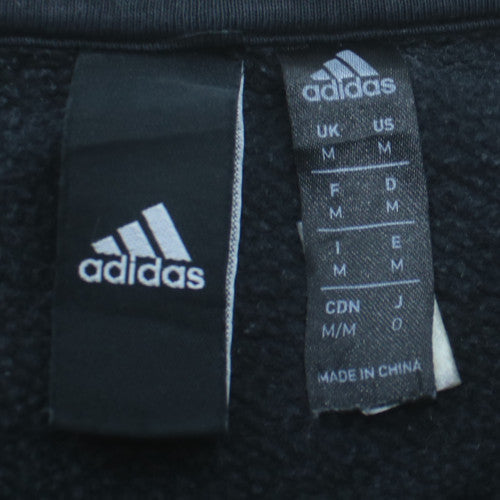 Adidas Men's Black Crew Neck Pullover Sweatshirt Size M