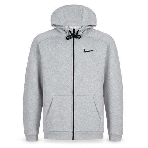 Nike Men's Grey Full Zip Dri-FIT Hoodie Sweatshirt Size L