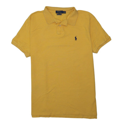 Ralph Lauren Men's Yellow Slim Fit Cotton Polo Shirt XL