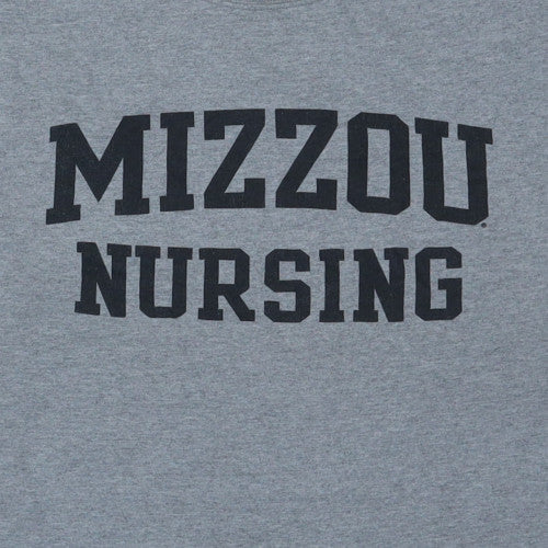 Champion Men's Grey XL Mizzou Nursing Graphic T-Shirt