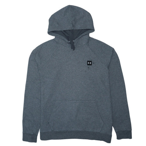 Under Armour Mens Grey Pullover Hoodie Size L Fleece Sweatshirt