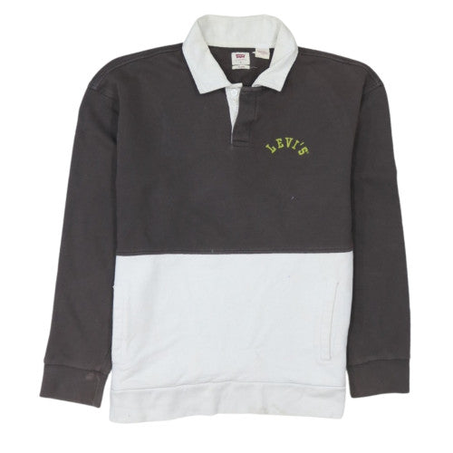 Levi's Men's Multicoloured Long Sleeve Relaxed Polo Shirt Size S