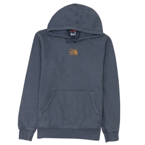 The North Face Men's Blue Pullover Hoodie Size M Cotton Fleece