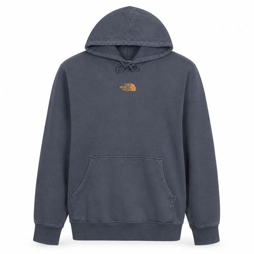 The North Face Men's Blue Pullover Hoodie Size M Cotton Fleece