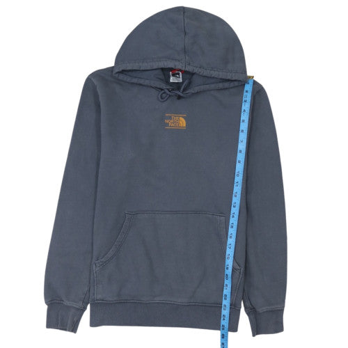 The North Face Men's Blue Pullover Hoodie Size M Cotton Fleece