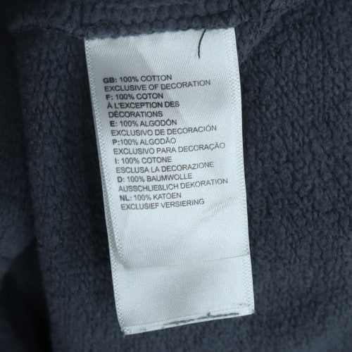 The North Face Men's Blue Pullover Hoodie Size M Cotton Fleece