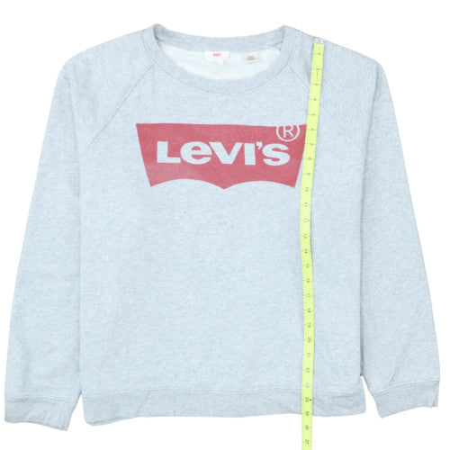 Levi's Mens Grey XL Crew Neck Pullover Sweatshirt