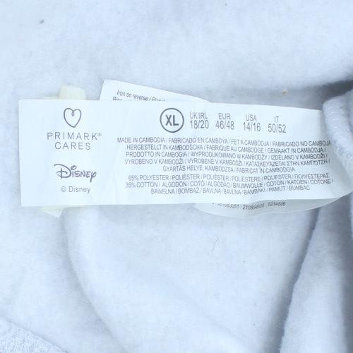 Disney Primark Women White Stitch Graphic Pullover Sweatshirt XL