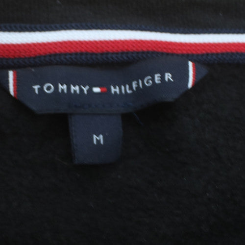 Tommy Hilfiger Men's Black Logo Crew Neck Sweatshirt Size M