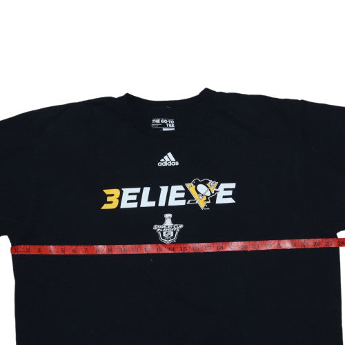 Adidas Men's Black 3XL Sports Graphic T-Shirt Stanley Cup 2018