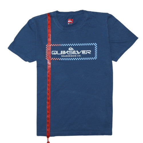 Quiksilver Men's Blue XL Graphic Surf T-Shirt Cotton Casual