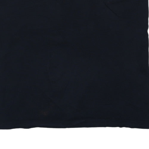 Nike Men's Black 2XL Cotton Crew Neck Short Sleeve T-Shirt