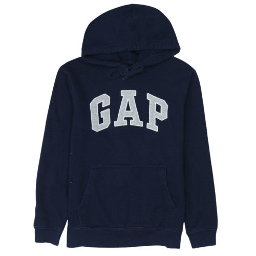 GAP Womens Navy Blue Pullover Hoodie Small Cotton Blend