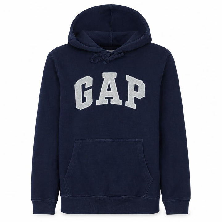 Gap Womens Navy Blue Pullover Hoodie Small Cotton Blend