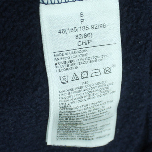 GAP Womens Navy Blue Pullover Hoodie Small Cotton Blend