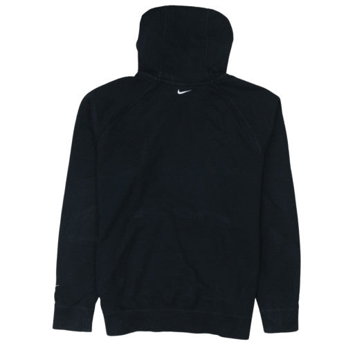 Nike Men’s Black Pullover Hoodie L Logo Graphic Fleece Sweatshirt