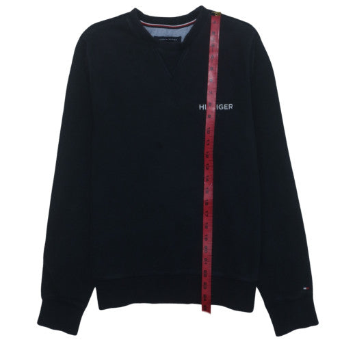 Tommy Hilfiger Men's Black Crew Neck Sweatshirt Size S