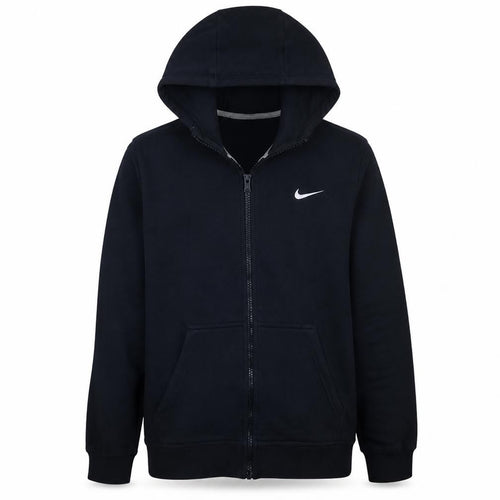 Nike Men's Black Full Zip Hoodie Size M Fleece Sportswear