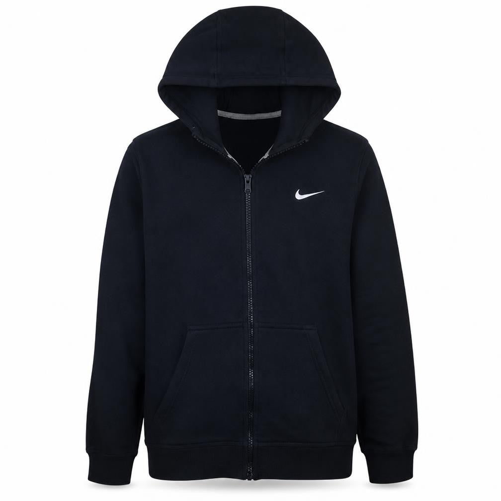 Nike Men's Black Full Zip Hoodie Size M Fleece Sportswear
