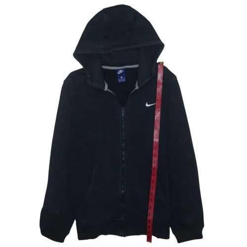 Nike Men's Black Full Zip Hoodie Size M Fleece Sportswear