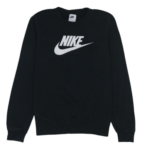 Nike Men's Black Small Crew Neck Pullover Sweatshirt