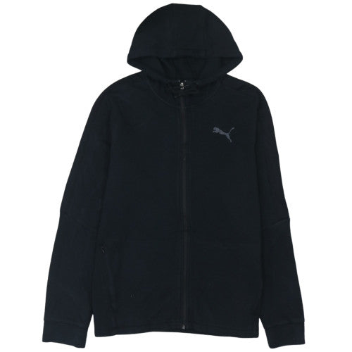 Puma Men's Black XL Full Zip Hoodie Fleece Sweatshirt