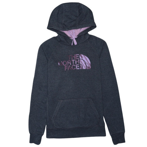 The North Face Womens Black Pullover Hoodie XS Cotton Blend Casual