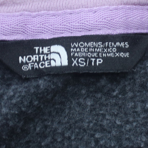 The North Face Womens Black Pullover Hoodie XS Cotton Blend Casual
