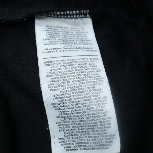 Nike Men's Black L 1/2 Zip Pullover Hoodie Sweatshirt