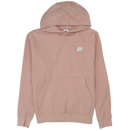 Nike Womens Pink Pullover Hoodie M Hooded Sweatshirt Casual