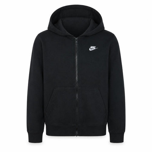 Nike Men's Black Full Zip Hoodie Size M Fleece Sportswear