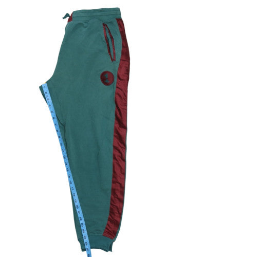 Nike Men's Green Sweatpants L Fleece Joggers with Drawstring