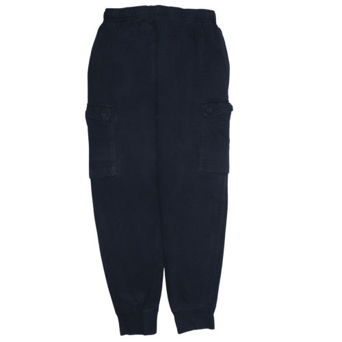 Nike Men's Black Cargo Fleece Jogger Trousers Size S